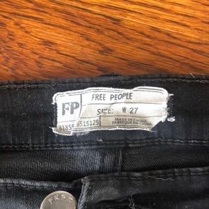 Free people black jeans